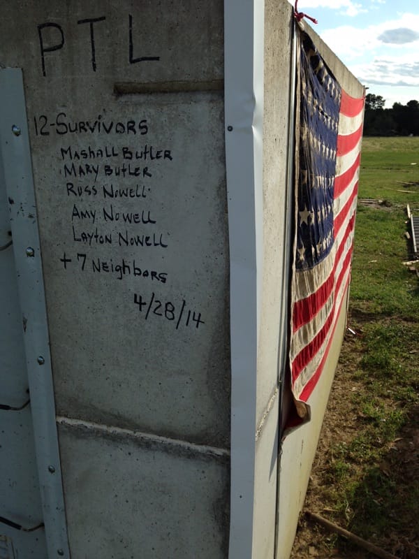 12 survivors within this Southern Home Safety shelter!