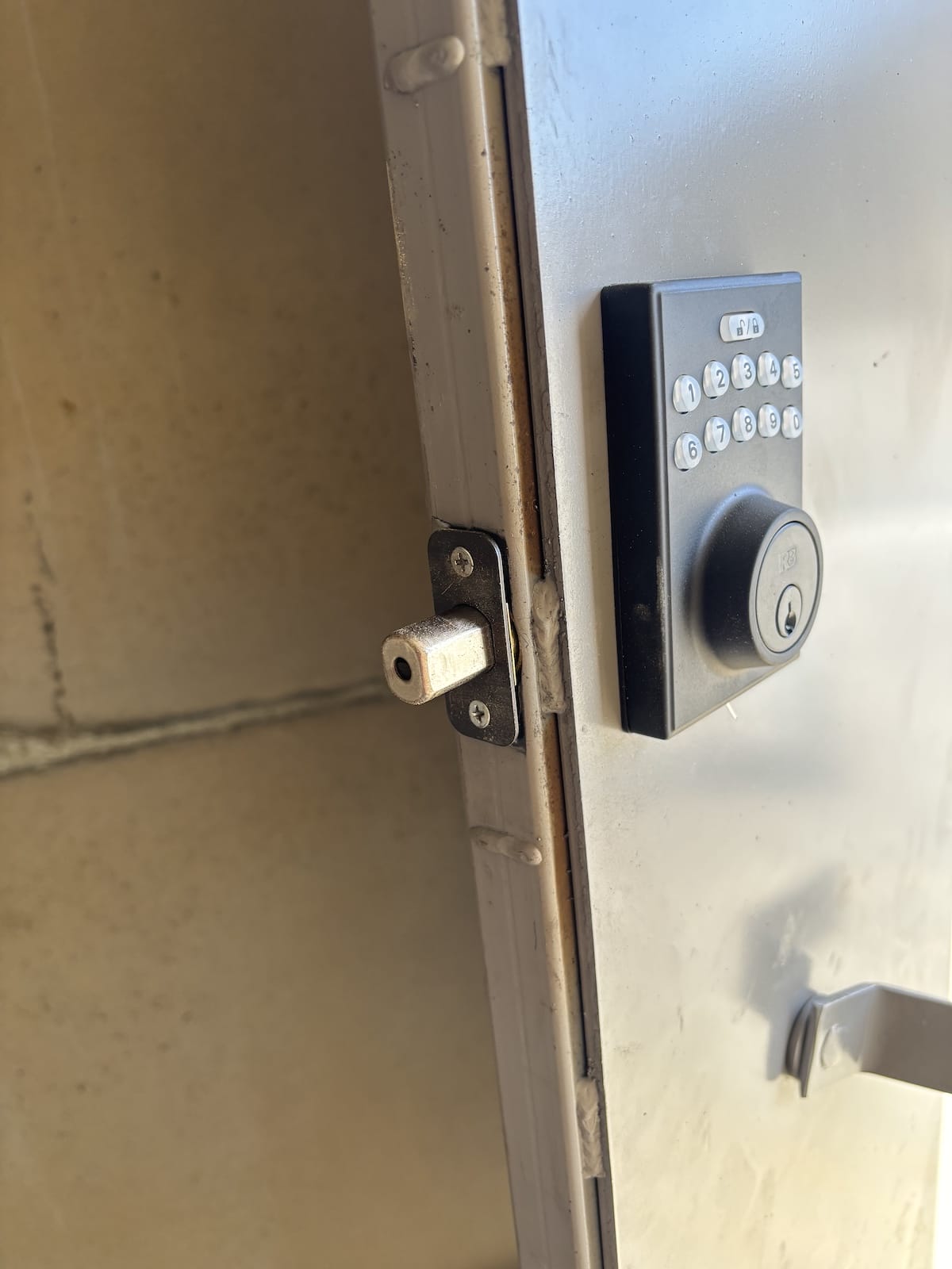 Optional keypad lock