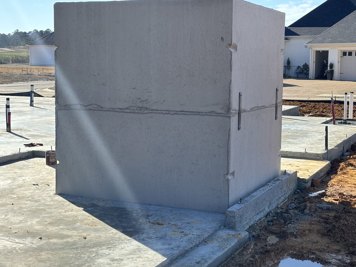 Storm shelter / safe room installation within home